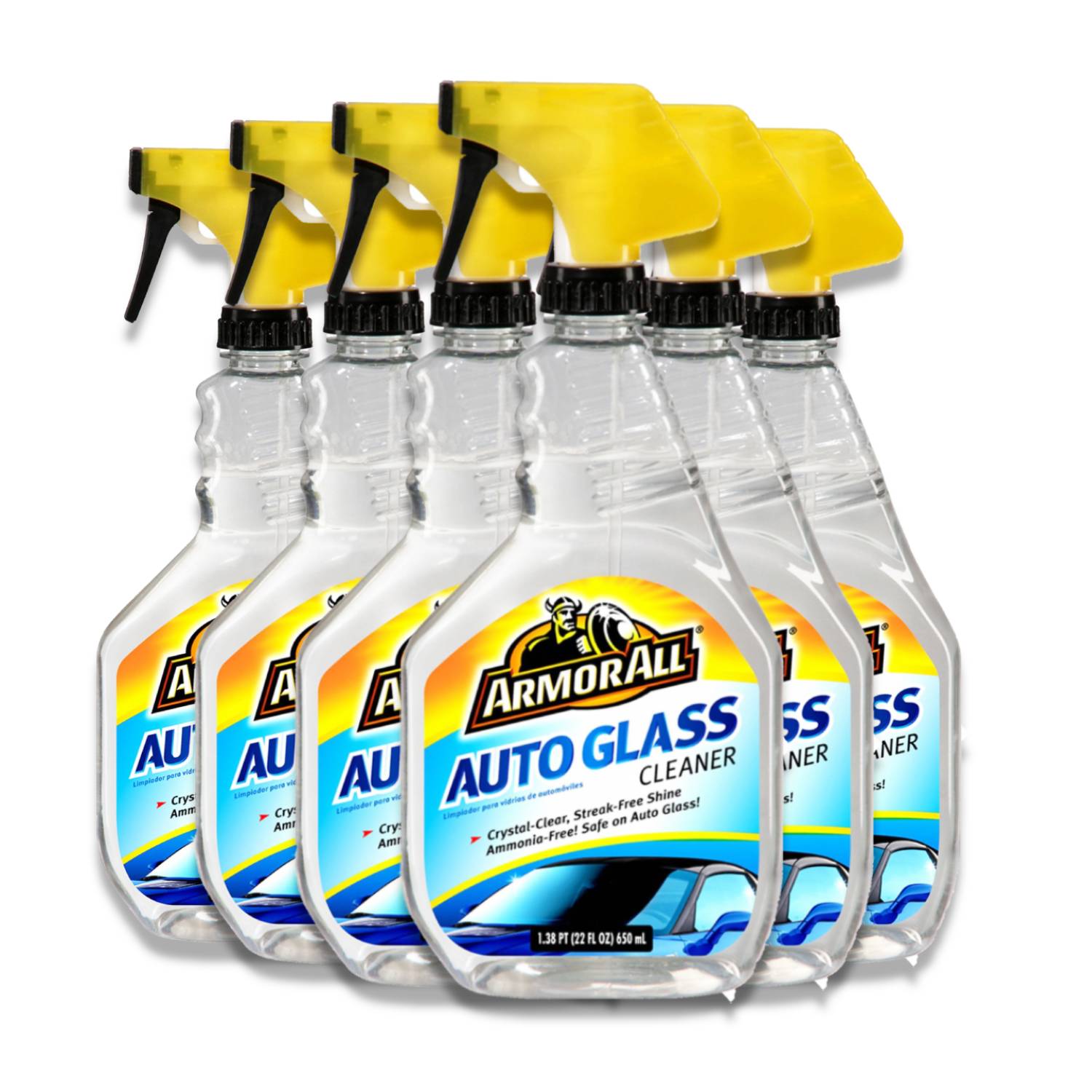 Armor All Auto Glass Cleaner - 22 fl. oz. ea. - 6 Pack – Contarmarket