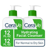 CeraVe Hydrating Facial Cleanser, Normal to Dry Skin - 12 fl. oz., 2 pk.