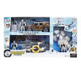 Free Wheel Military Force Full Playset - 36 Pcs