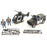 Free Wheel Police Force Full Playset - 34 Pcs