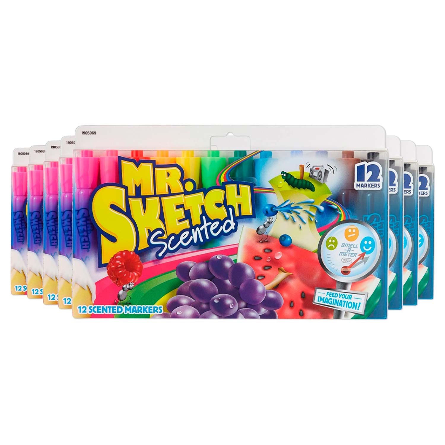 Mr. Sketch 6-count Scented Markers - Chisel Point Style