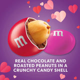 M&M'S Valentine's Day Peanut Candy Cupid's Mix Resealable Jar - 62 oz