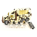 Free Wheel Military Force Truck Playset - 15 Pcs