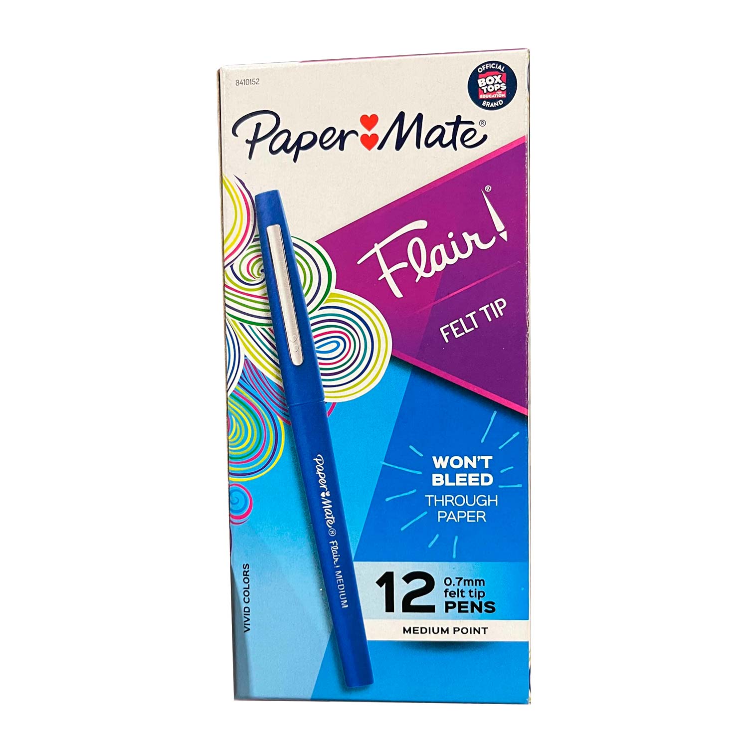 Paper Mate Flair Original Fibre-Tip Pen Black - Box of 12