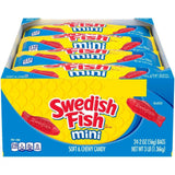 Swedish Fish Mini Soft and Chewy Candy  - 2oz Each - 24 Pack