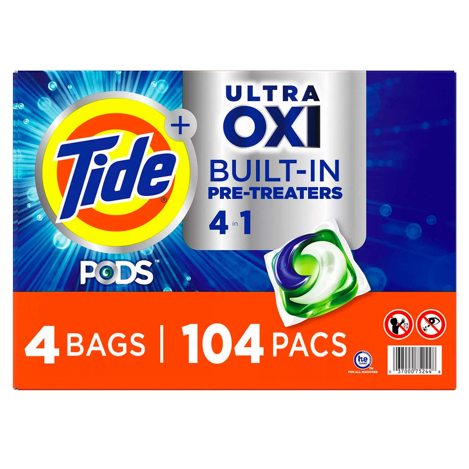 Tide Pods with Downy HE Laundry Detergent Pods, April Fresh, 104