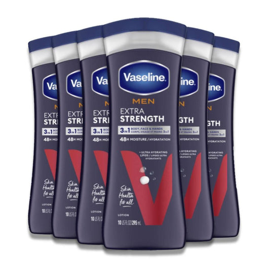 Vaseline® Men Extra Strength Lotion 10 oz- 6 Pack