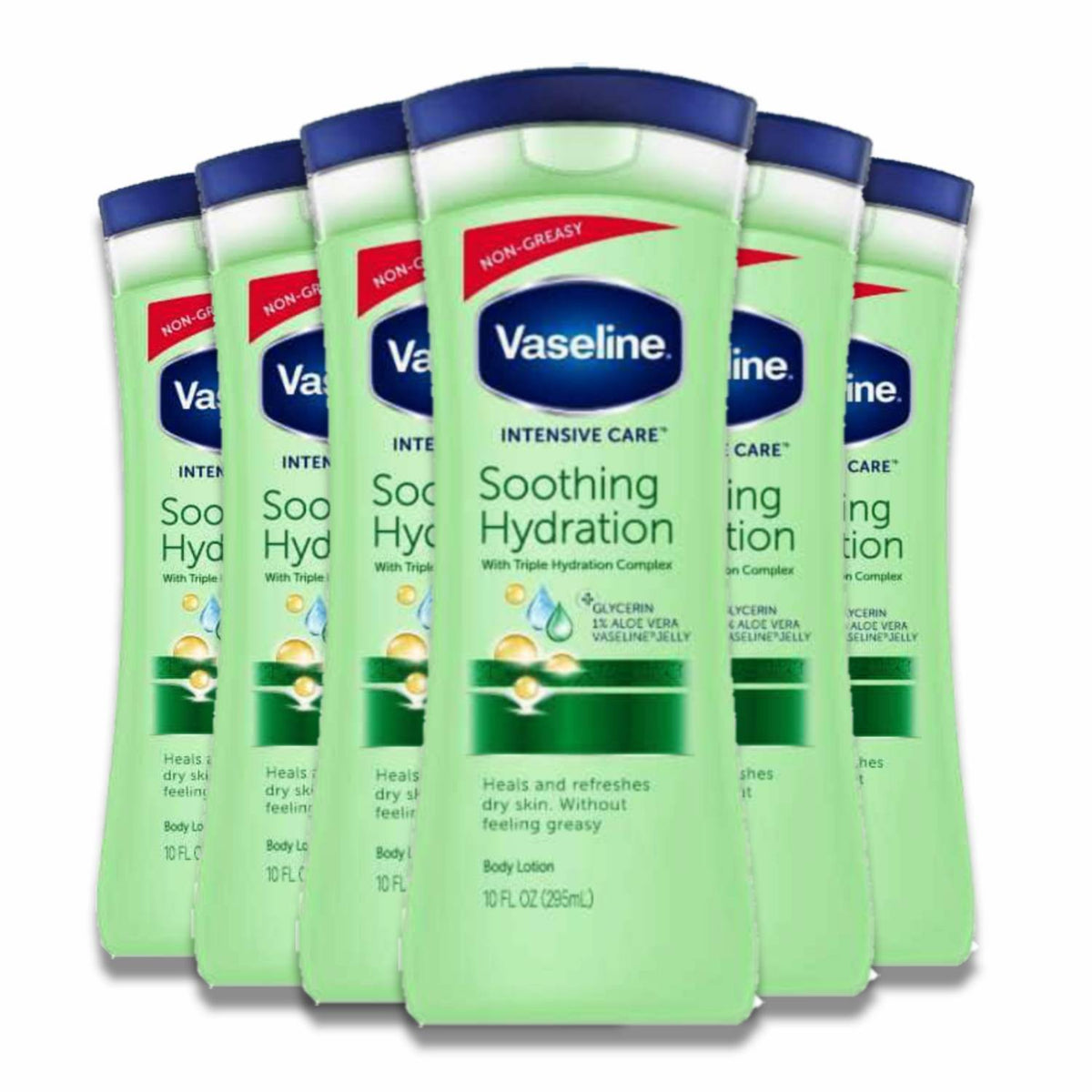 Vaseline® - Intensive Care™ Soothing Hydration Lotion - 10 Oz - 6 Pack ...