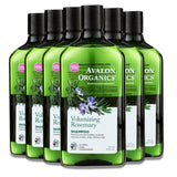 Avalon Organics Volumizing Rosemary Shampoo, 11 Fl. oz, 6 Pack