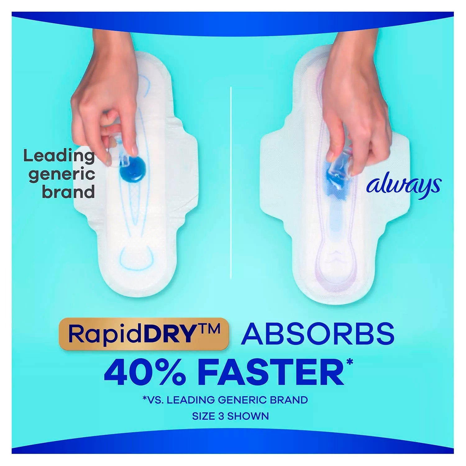 Always Ultra Thin Pads Size 1 Regular Absorbency Unscented with Wings (96  ct.)
