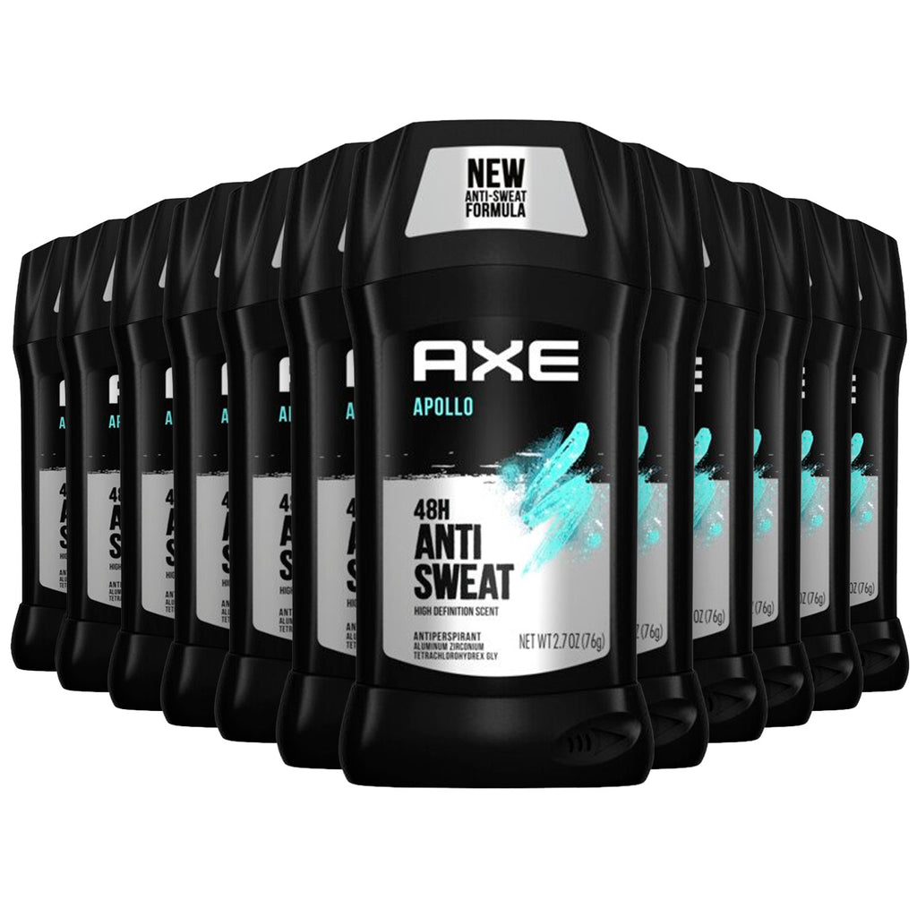 Axe Deodorant, Invisible Solid, Apollo, Bulk - 12 Pack, 2.7 Oz Each ($3.18/Ea) (7032944591004)