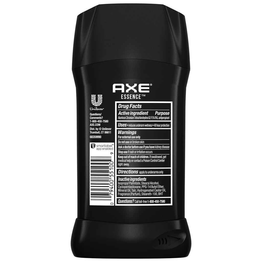 Axe Deodorant, Invisible Solid, Essence, Bulk - 12 Pack, 2.7 Oz Each ($3.18/Ea) (7032939839644)