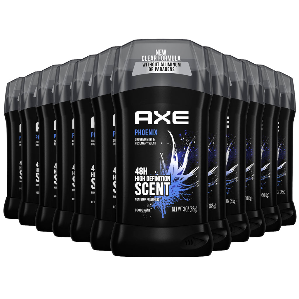 Axe Deodorant Stick, Phoenix, Bulk - 12 Pack, 3 Oz Each ($4.00/Ea) (7033148997788)