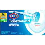 Clorox ToiletWand Disposable Toilet Cleaning System - 1 ToiletWand Handle + 36 Disinfecting Refill Heads (6140621750428)