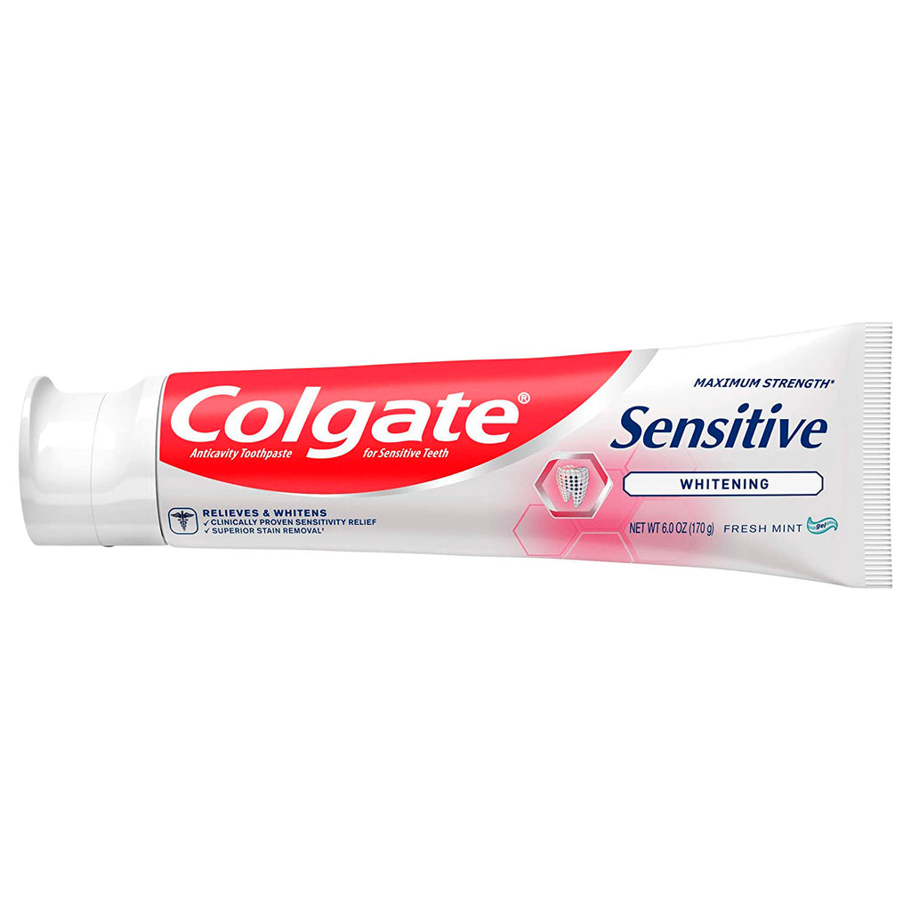 Colgate Sensitive Whitening Toothpaste Maximum Strength - 6 Oz (6097905647772)