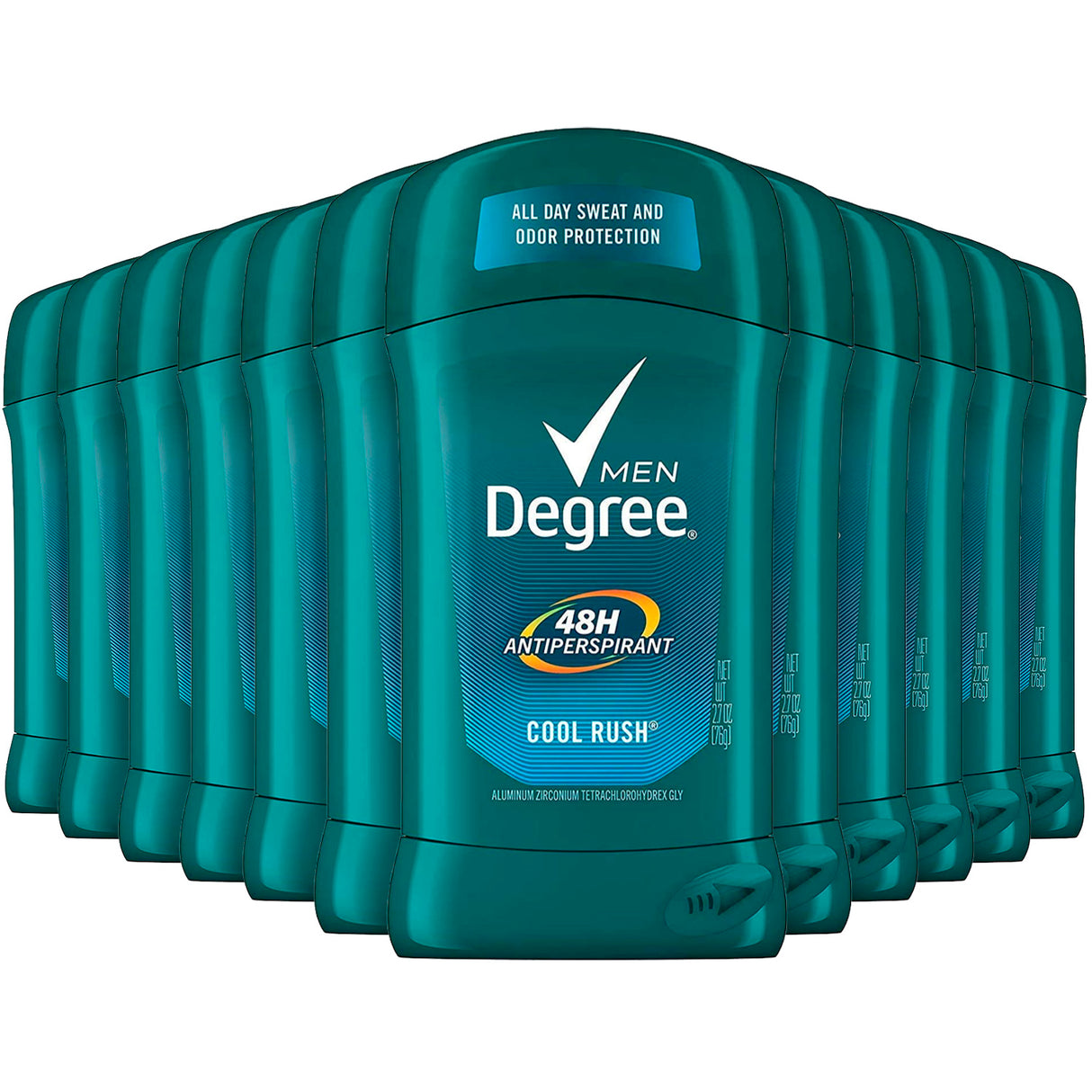 Degree Men Anti-Perspirant, Cool Rush Bulk - 2.7 Oz - 12 Pack (6998808821916)