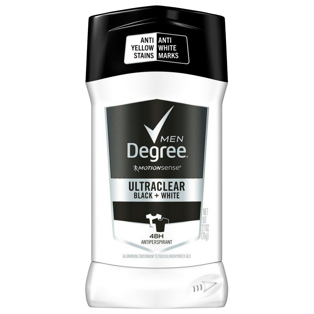 Degree Men Deodorant Ultraclear, Black + White Bulk - 2.7 Oz - 12 Pack (6980185194652)
