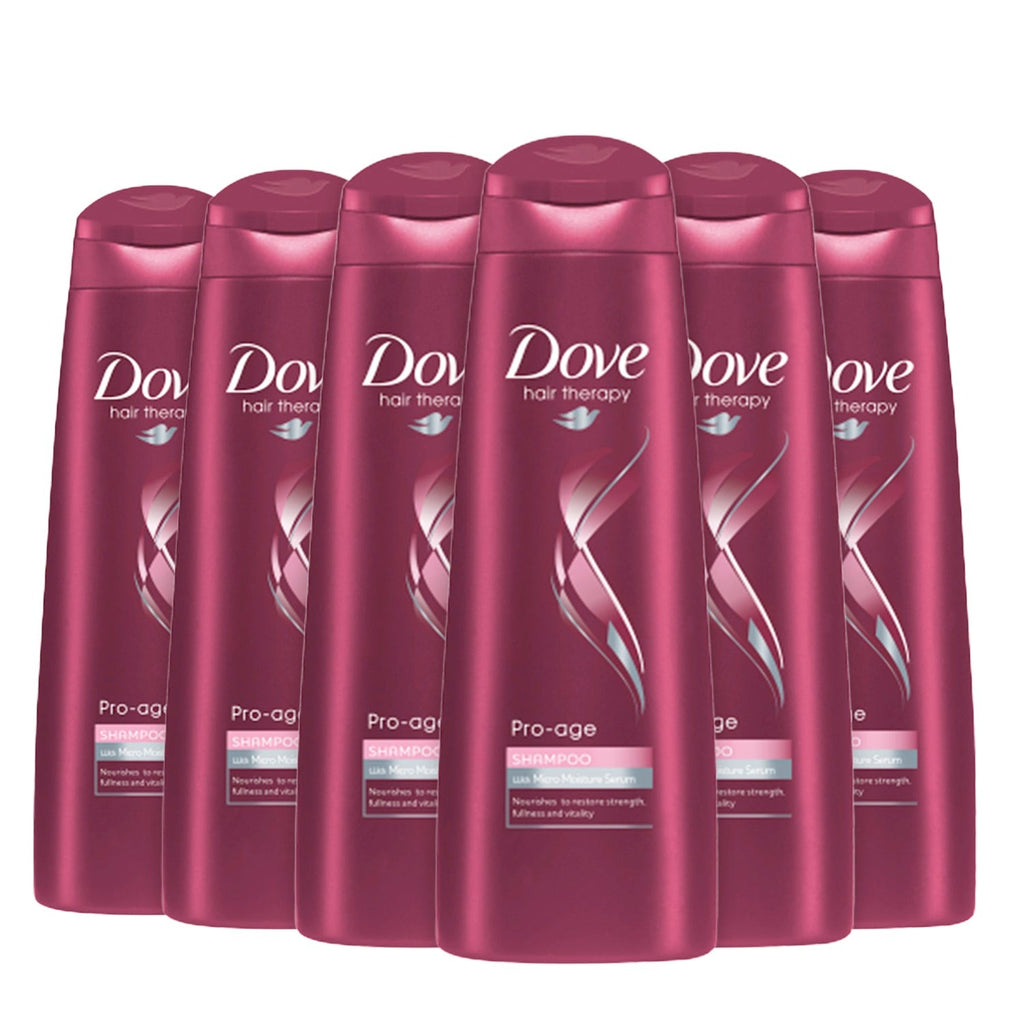 Dove Shampoo, Pro Age, Bulk - 250 ml - 6 Pack (6910857871516)