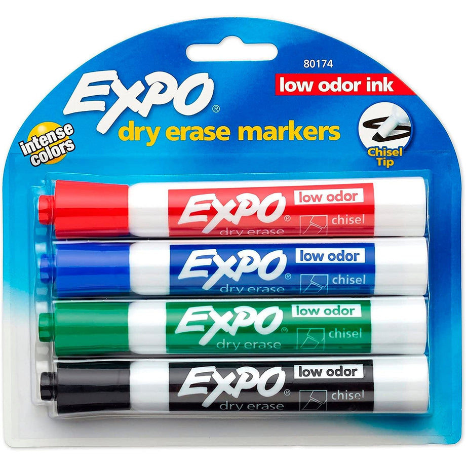 Dry Erase Marker Set - 4 Count