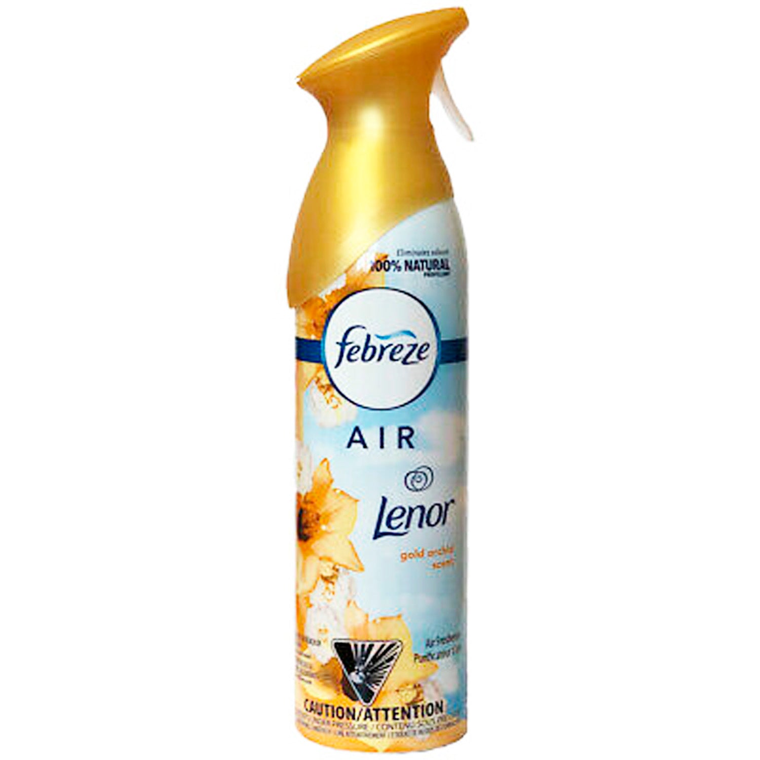 Febreze Lufterfrischer Raumduft Spray Goldene Orchidee 300 ml, Raumspray  entfernt Gerüche und hinterlässt Frischeduft