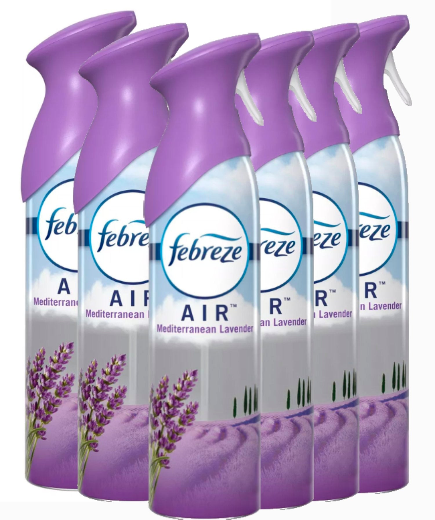 Febreze Air Mist Freshener Spray, Mediterranean Lavender - 300 ml / 10 –  Contarmarket