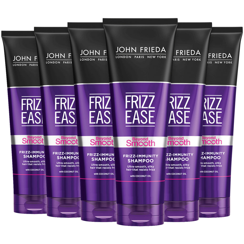 John Frieda Beyond Smooth Frizz Immunity Shampoo Bulk - 8.45 Fl Oz - 6 Pack (6988977897628)