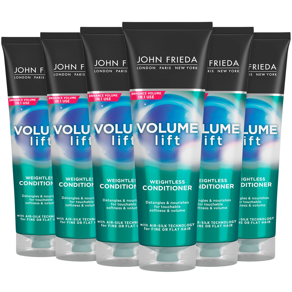 John Frieda Volume Lift Weightless Conditioner Bulk - 8.45 Fl Oz - 6 Pack (6988835881116)