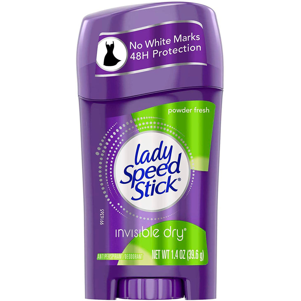Lady Speed Stick Invisible Dry Antiperspirant & Deodorant, Powder Fresh - 1.4 oz. (6847286542492)