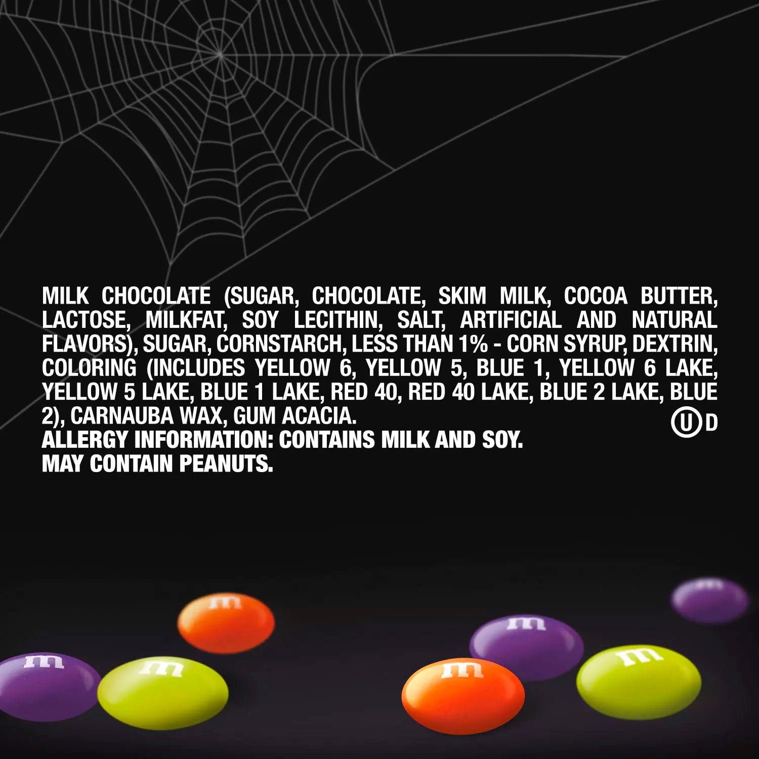 M&M's Chocolate Candies, Peanut, Ghoul's Mix - 62.0 oz