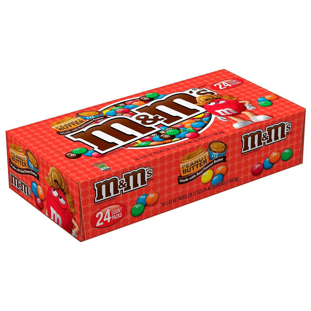 M&M's Peanut Butter Milk Chocolate Candy Box - 1.63 Oz - 24 Pack (6871089217692)
