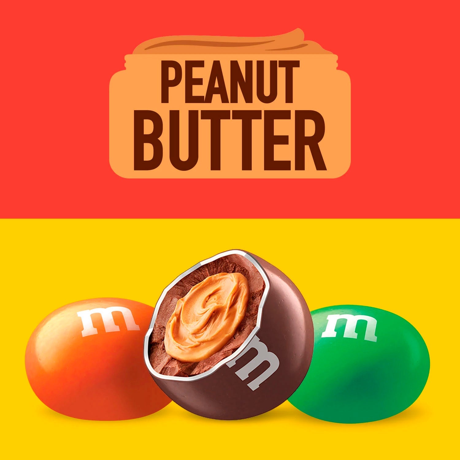 M&M's Peanut Butter Milk Chocolate Candy Jar - 55 Oz – Contarmarket