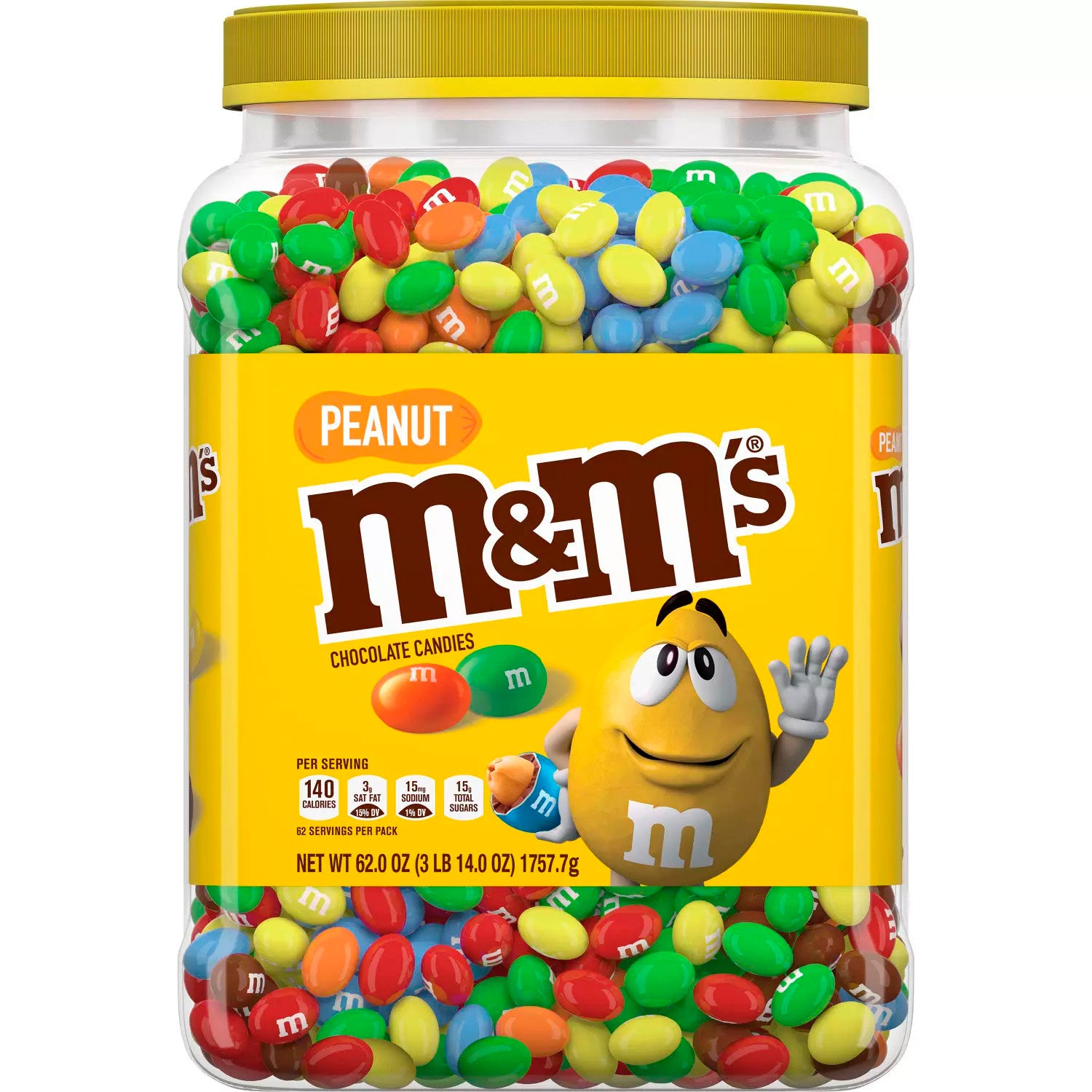 M&M's Peanut Chocolate Candy Box - 1.74 oz - 48 ct