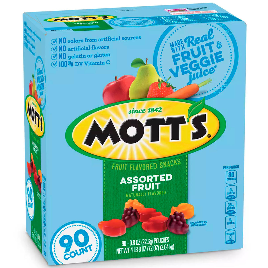Mott's Medleys Fruit Snacks - 0.8 Oz - 90 Ct (6768692953244)