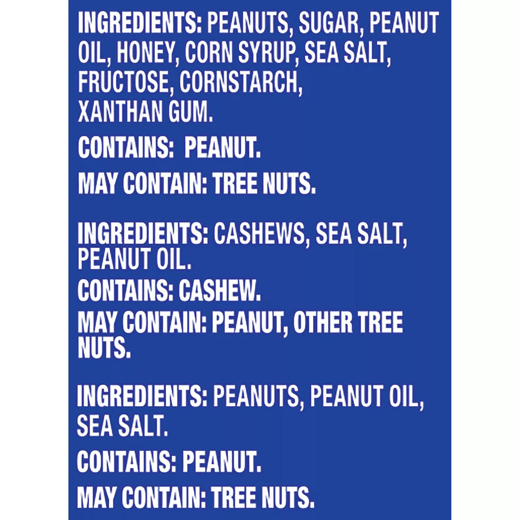 Planters Nuts, Cashews and Peanuts Variety 40.5 Oz - 24 Ct (7035608694940)