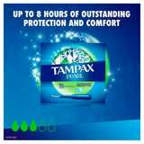 Tampax Pearl, Super, Plastic Tampons, Unscented - 96 Ct (6621883596956)