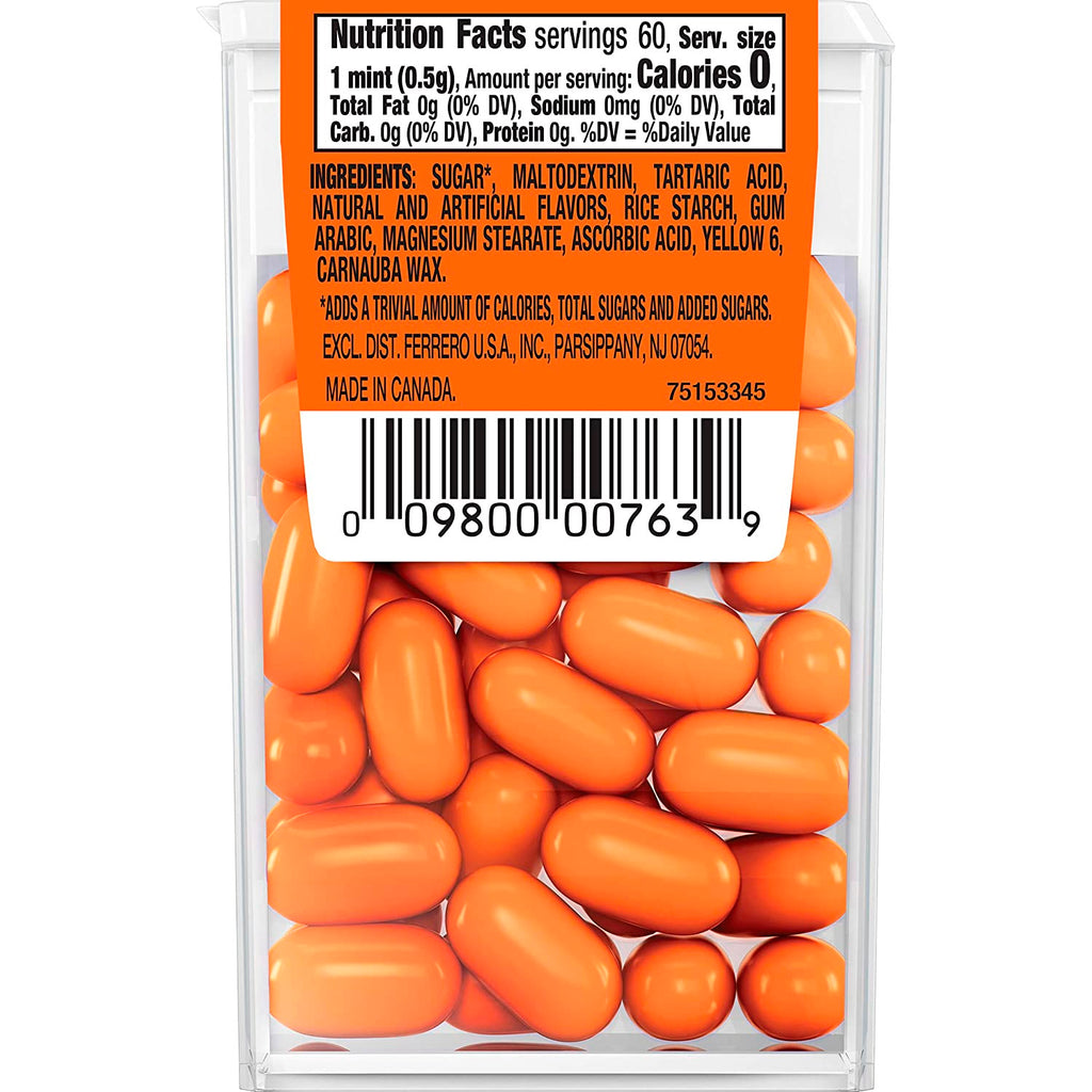 Tic Tac Orange - 1 Oz - 12 Pack (6764081184924)