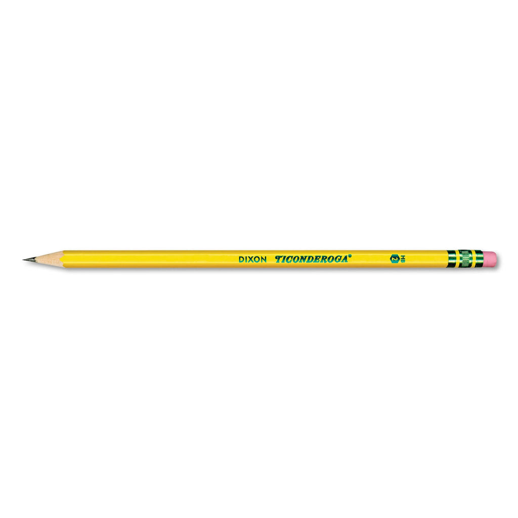 Ticonderoga Woodcase Pencil, Yellow Barrel - HB #2 - 96 Ct (6909174513820)